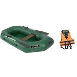 Лодка ПВХ «ТРИ АКУЛЫ» LTA 220, одноместная+ жилет в подарок!